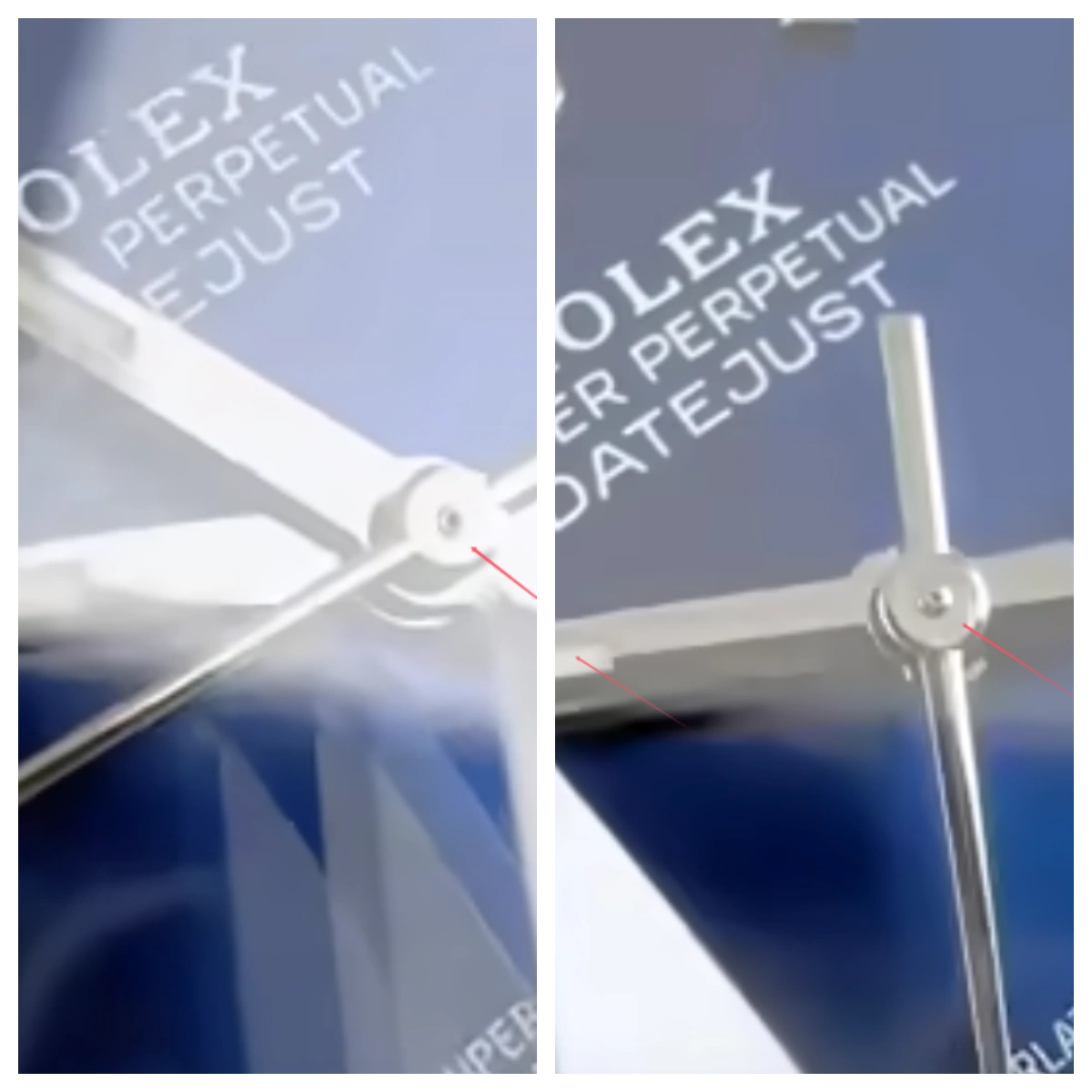 Dial comparison chart