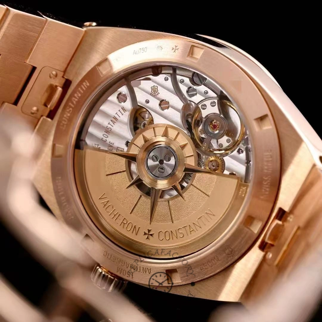 Authentic Vacheron Constantin 4500V rose gold and blue face watch Back