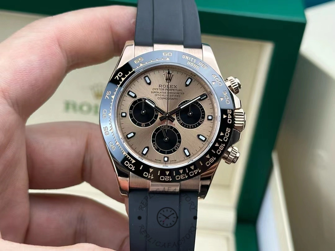 Replica Rolex Daytona 116515LN Rose Gold Watch 1