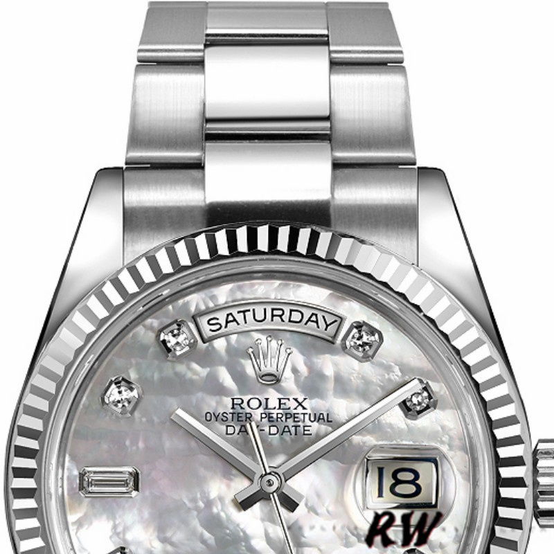 Rolex Day-Date 118239 MOP Diamond Dial 36mm Unisex Replica Watch