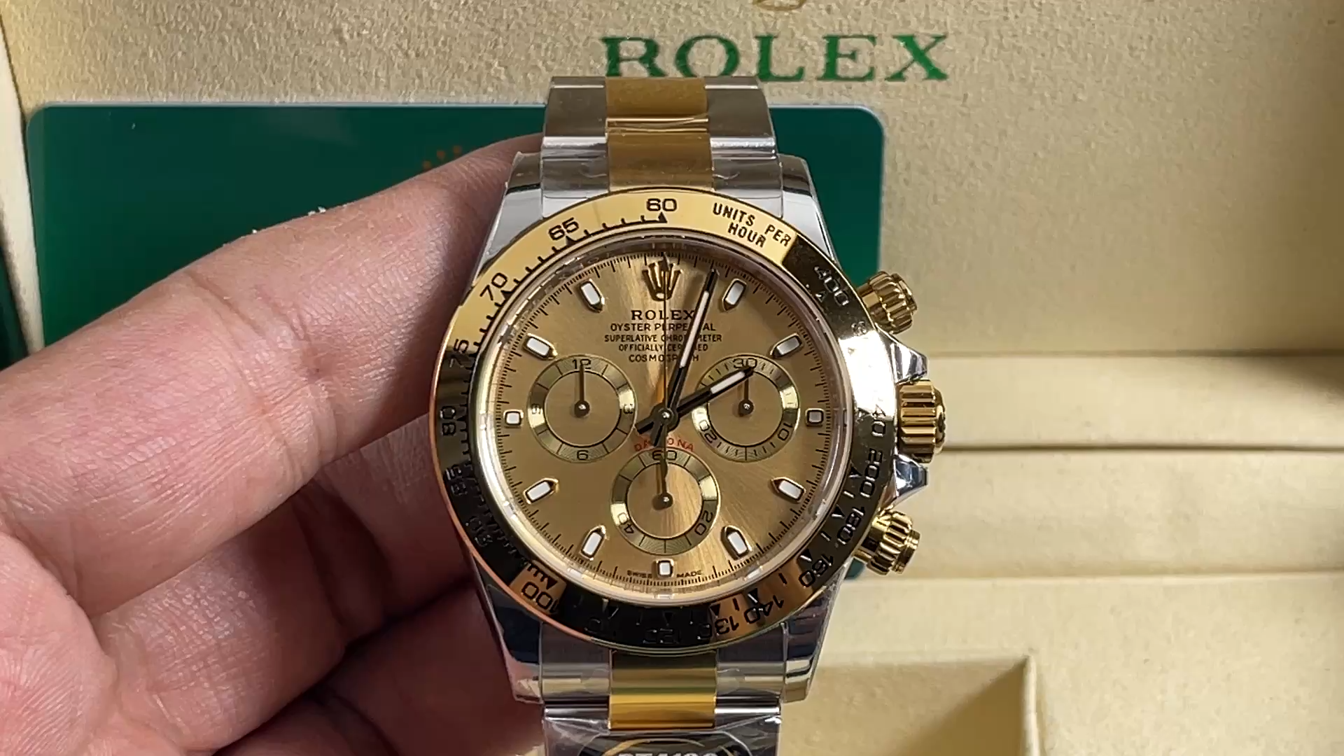 Rolex Cosmograph Daytona 116503 Champagne Index Dial 40MM Mens Replica Watch
