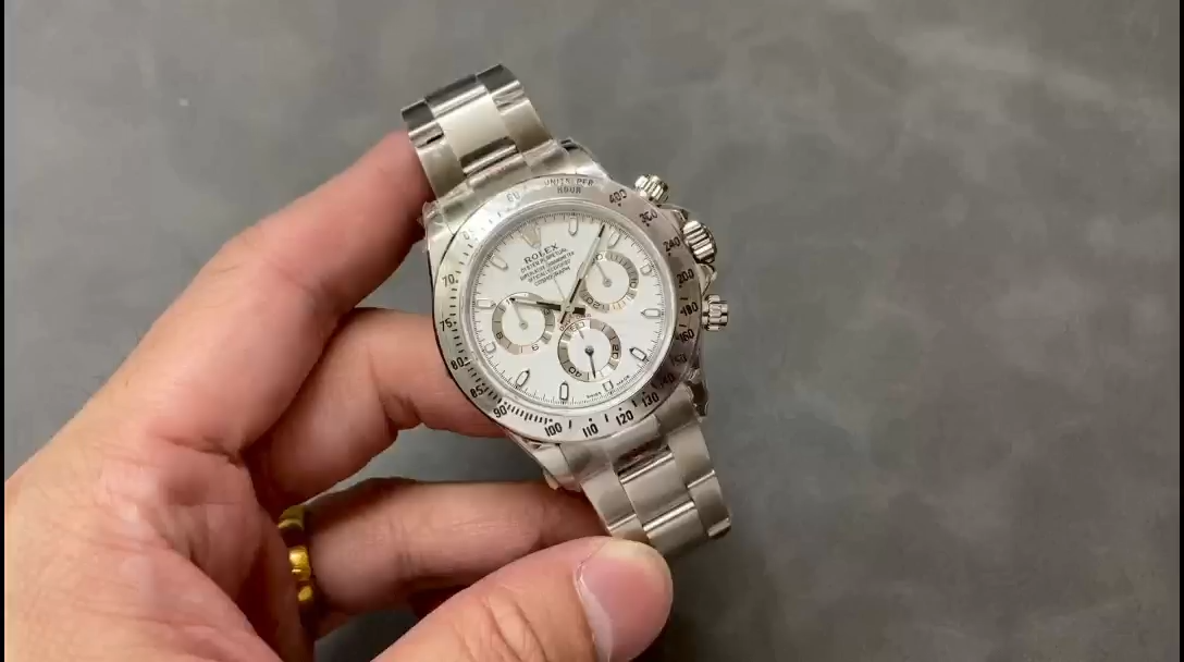 Rolex Daytona 116520 Stainless Steel Case White Dial 40MM Mens Replica Watch