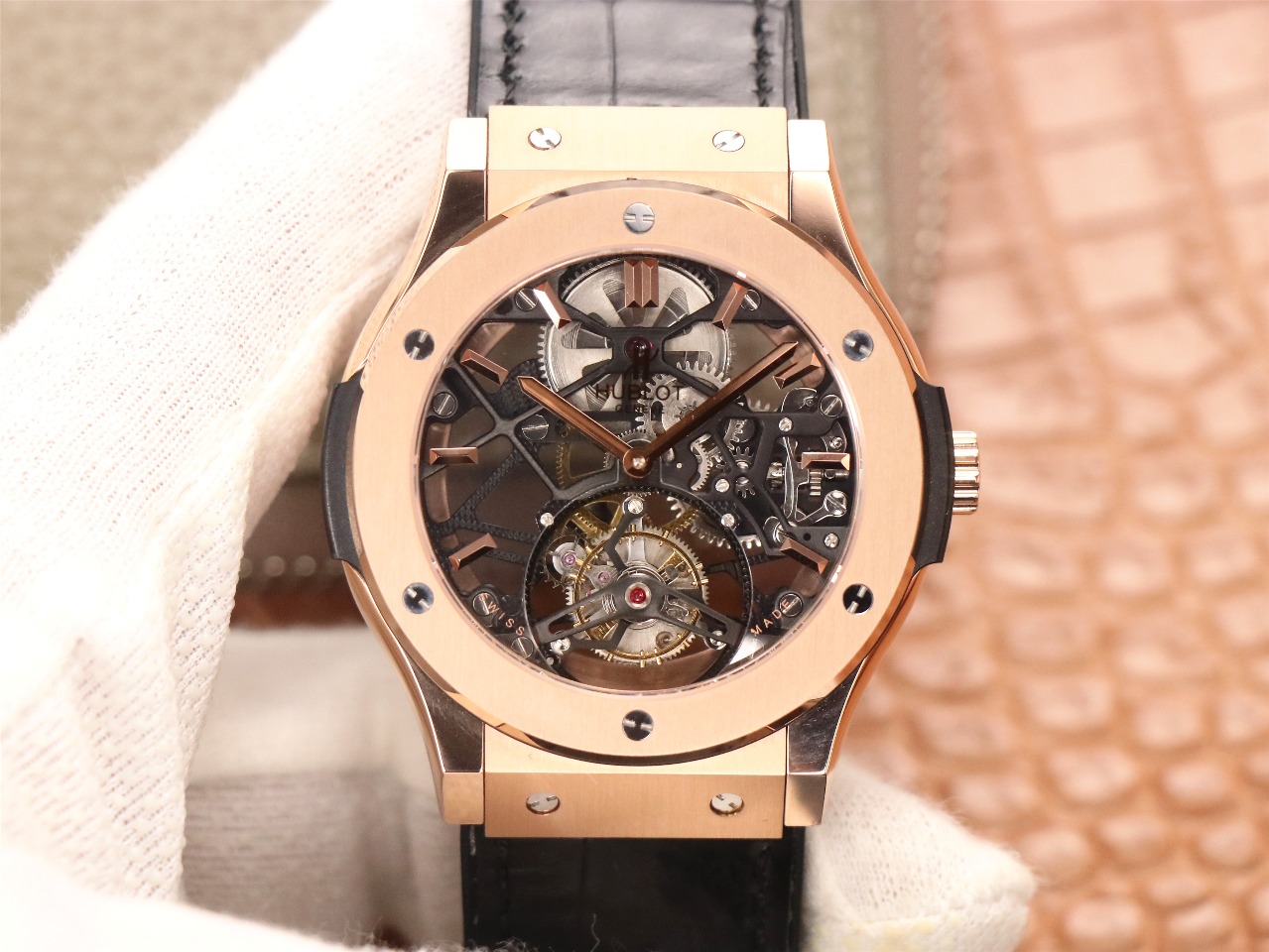 Hublot Classic Fusion Skeleton Tourbillon 505.OX.0180.LR 45mm
