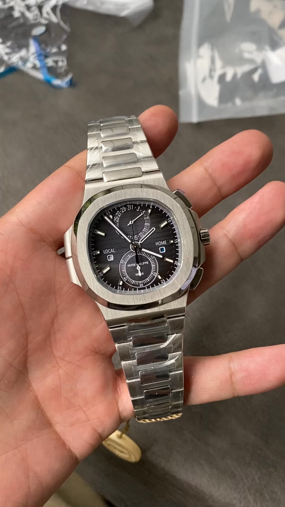 Patek Philippe Nautilus Stainless Steel Black Dial 5990 1A 011