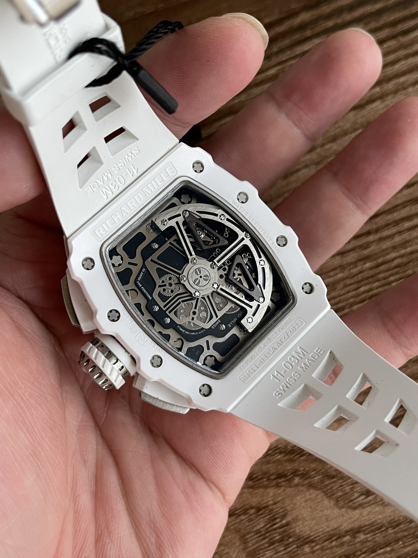 Richard Mille RM 11-03 Titanium Automatic Flyback Chronograph White