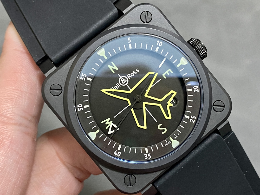 Bell & Ross BR 03 Gyrocompass Square Pilot
