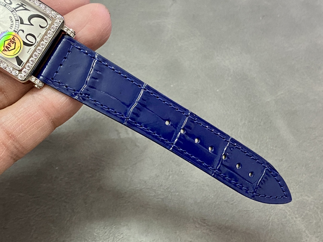 Franck Muller Long Island Quartz Diamond Blue Dial 952QZD1R(AC) - DB