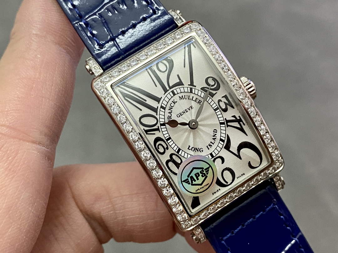 Franck Muller Long Island Quartz Diamond Blue Dial 952QZD1R(AC) - DB