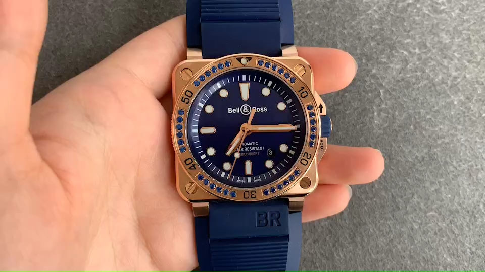 Bell Ross BR 03 92-D-BL-ST/SRB Blue