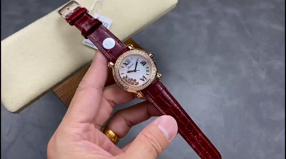 Chopard Happy Sport Rose Gold Women's Quartz Watch 278475-3037