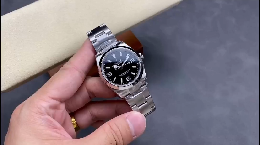 Rolex Explorer 124270 0001 Black Dial Stainless Steel 36MM - Video