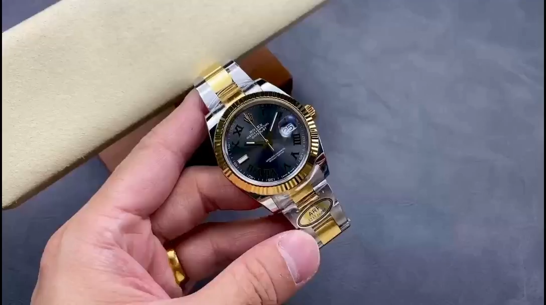 Rolex Datejust Grey Two Tone M126333 0019 41mm Mens