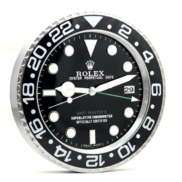 Rolex GMT Master Black Wall Clock