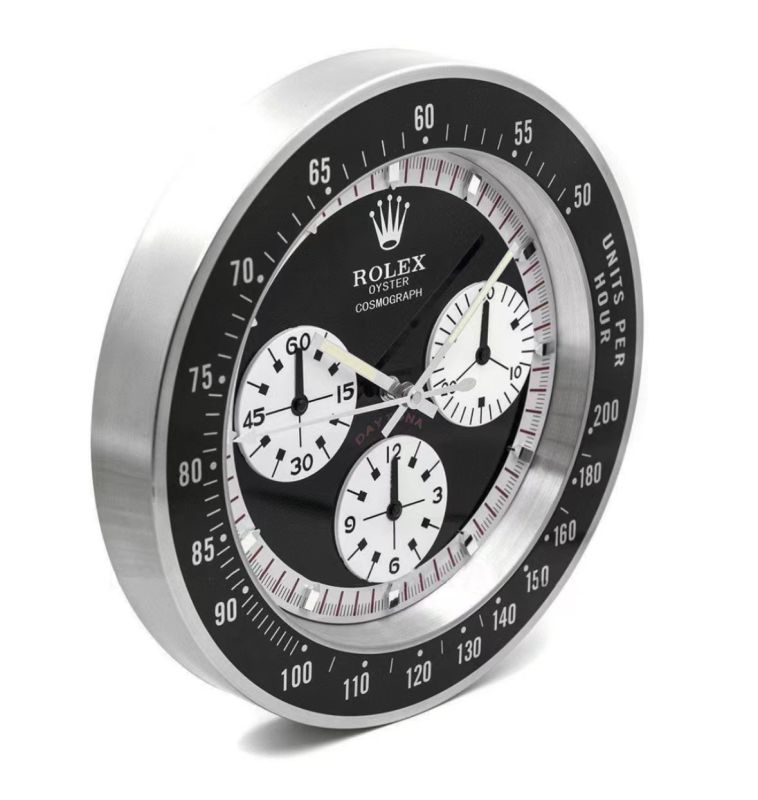 Rolex Daytona White Logo Wall Clock