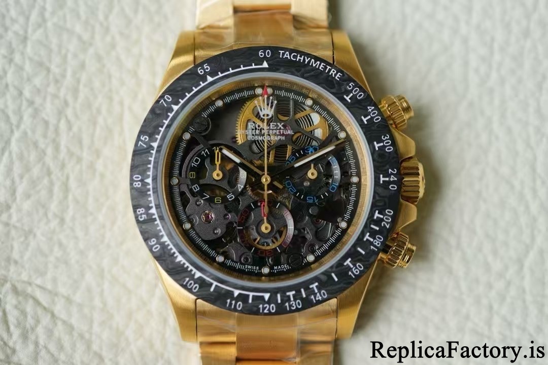 Rolex Daytona 116508 Artisans de Genève Skeleton Dial Steel Case Replica Watch