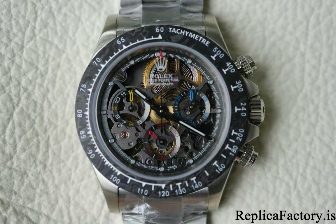 Rolex Daytona 116520 ADG Skeleton Dial Steel Bracelet Steel Case Replica Watch