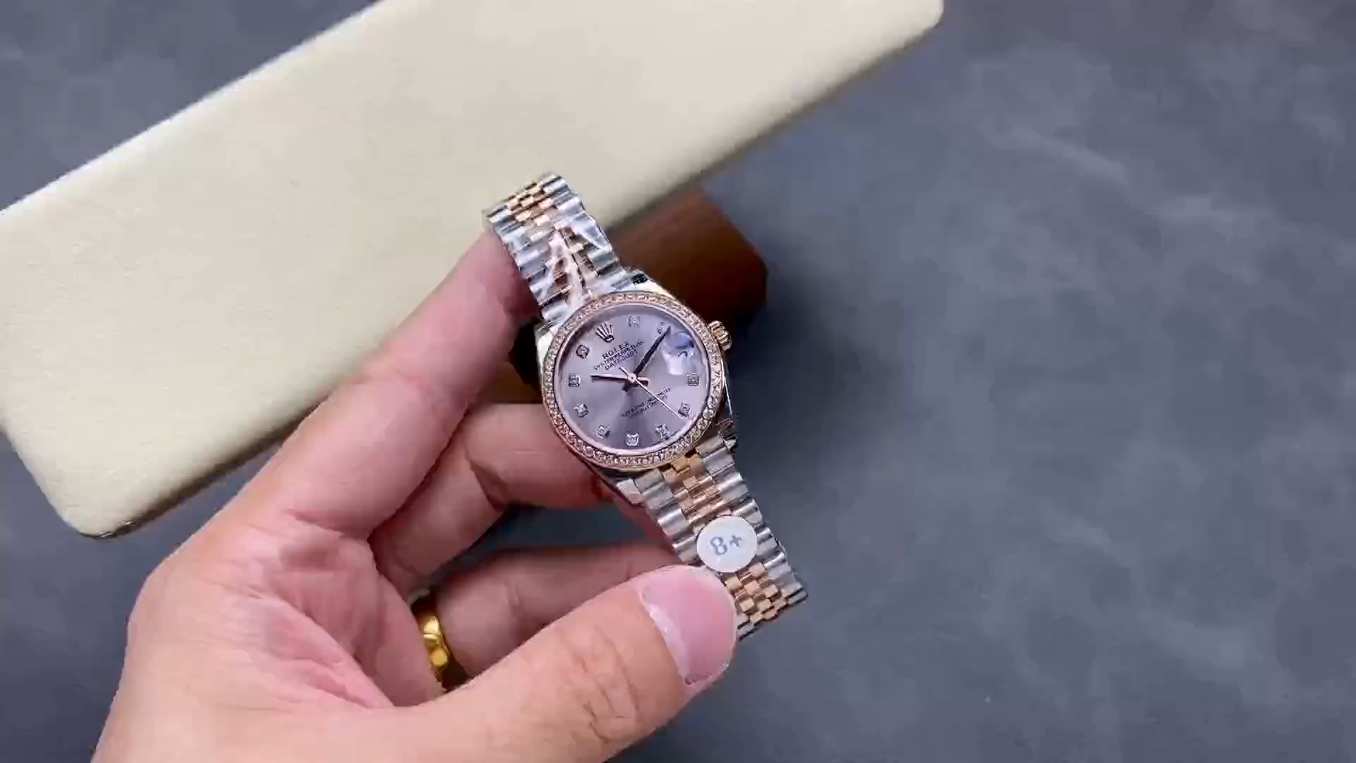 Rolex Datejust 31mm Stainless Steel and Rose Gold 278381RBR 0024 Rose Diamond Jubilee