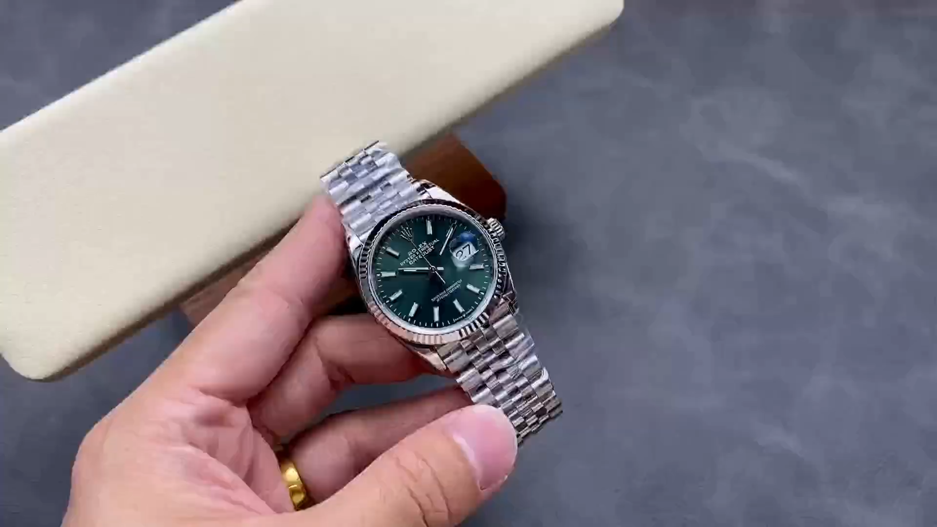 Rolex Datejust 126234 Stainless Steel Mint Green Dial 36MM Unisex Replica Watch