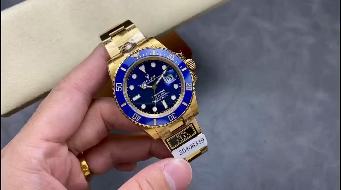 Rolex Submariner 126618LB Yellow Gold Blue Dial 41mm Mens Replica Watch