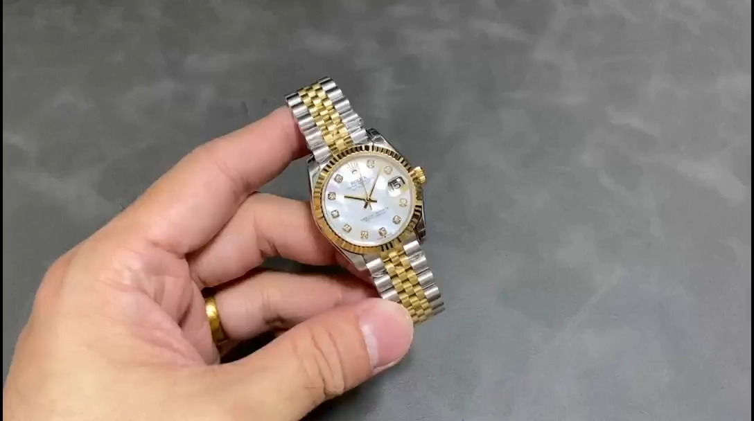 Rolex Datejust 279173 Mother Of Pearl Diamond Dial Fluted Bezel 28mm Lady Replica Watch