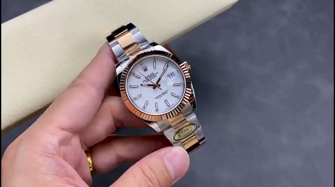 Rolex Datejust Stainless Steel and Rose Gold m126231 0018 White Index Oyster