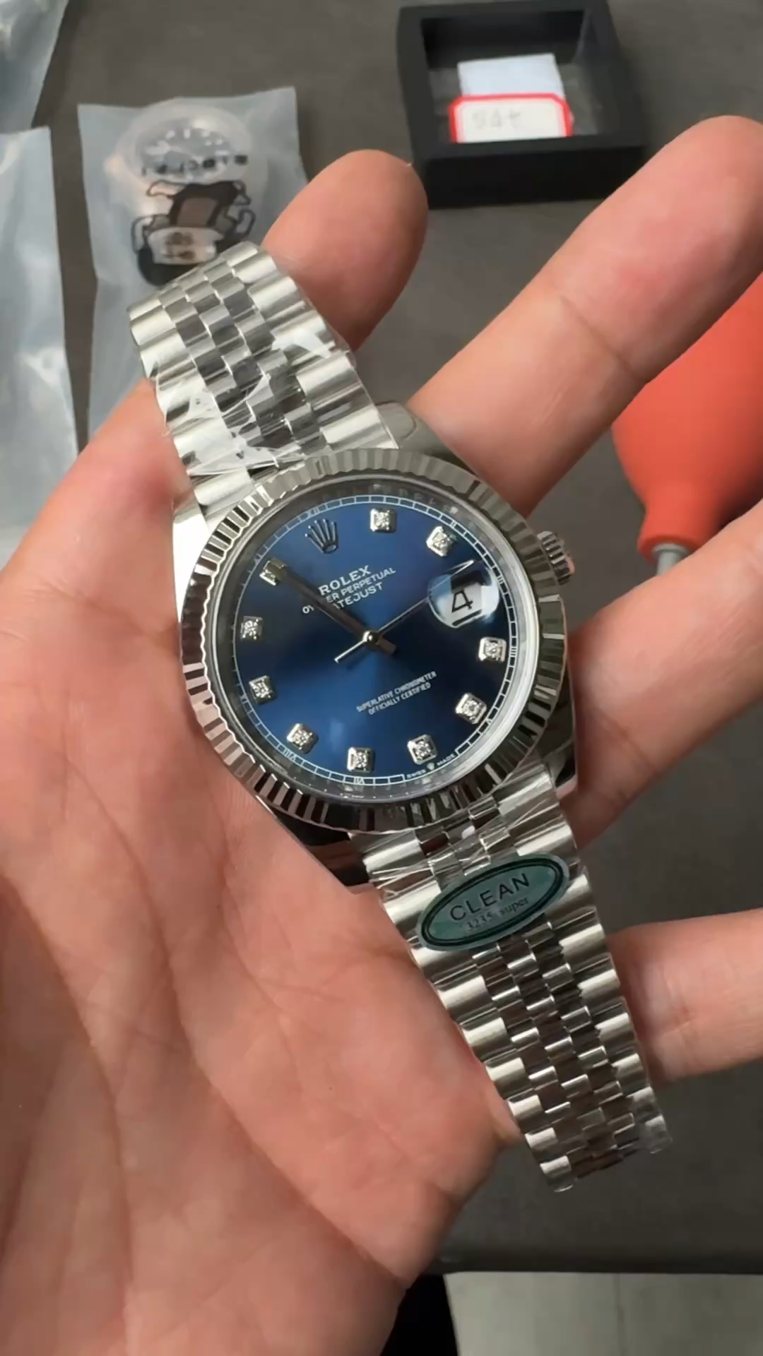 Rolex Datejust 41 White Gold Blue Dial 126334 0016