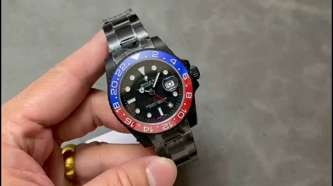 Rolex GMT Master II 40mm Pepsi 126710blro 0002 Black Dial