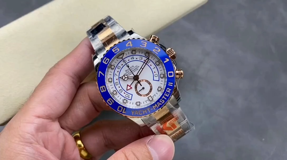 Rolex Yacht-Master II 116681 White dial 44mm Mens replica Watch