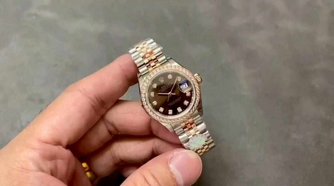 Rolex Datejust 28 Chocolate Diamond Dial m279135rbr 0018 Women's Watch