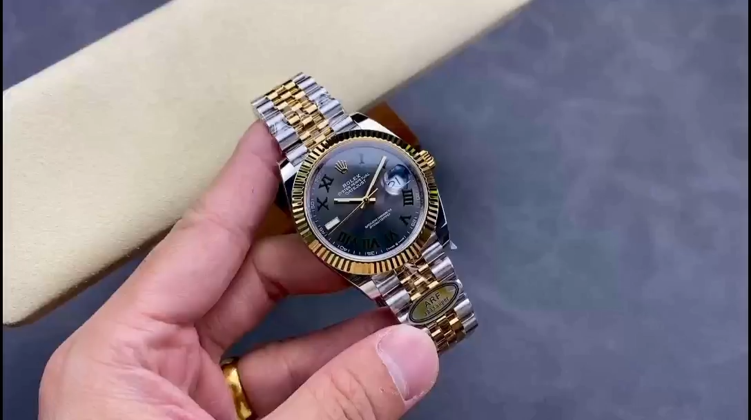 Rolex Datejust Two-Tone Steel Yellow Gold Fluted Bezel m126233 0035 36mm Unisex Replica Watch