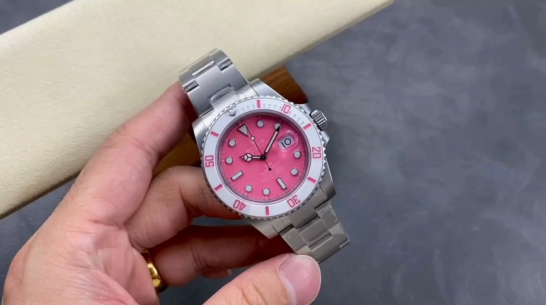 Rolex DIW Submariner Date 116610 Limited Edition Full 904L Pink Dial 40mm