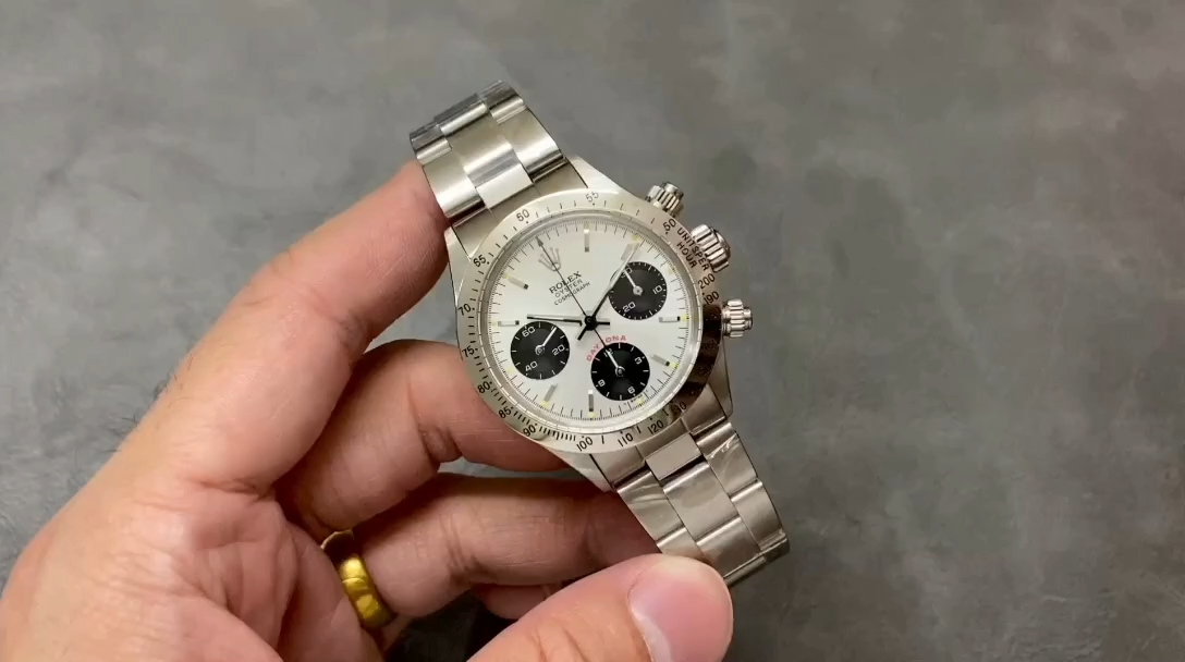 Rolex Daytona 6239 Stainless steel bi-color black and silver LIMITED