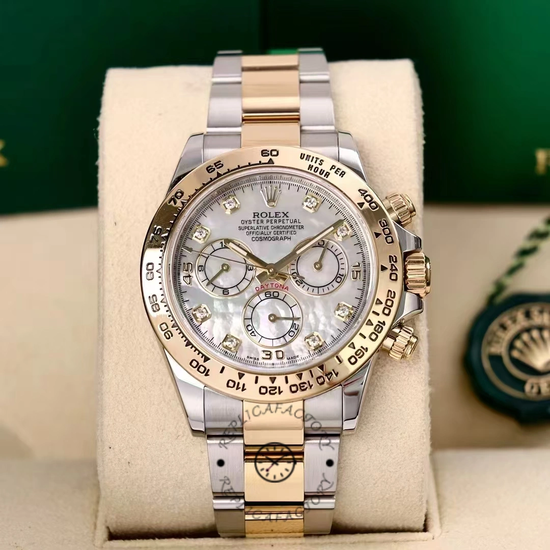 Rolex Cosmograph Daytona 116503 White Mother Of Pearl Dial 40MM Mens Replica Watch