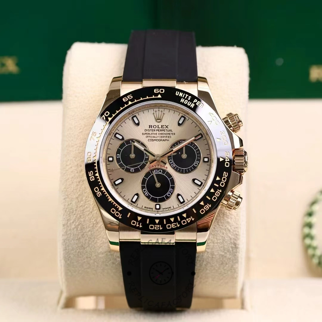 Rolex Daytona 116518LN Yellow Gold Champagne Dial 40mm Mens Replica Watch