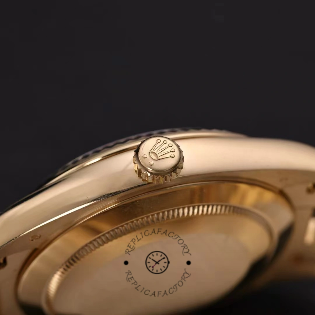 Rolex Day-Date 228238 White Roman Dial Fluted Bezel 40mm Mens Replica Watch