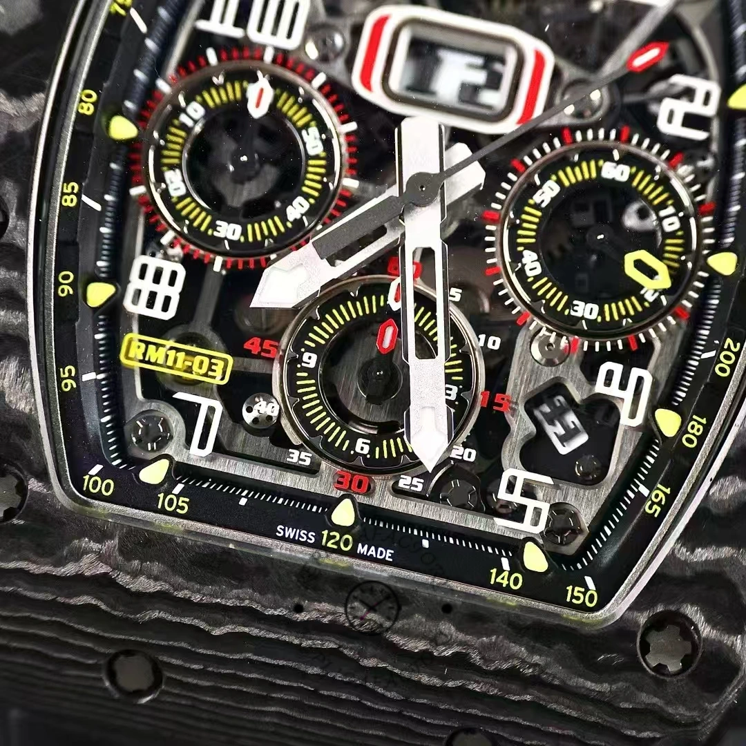 Richard Mille RM11-03 Carbon Automatic Flyback Chronograph Black