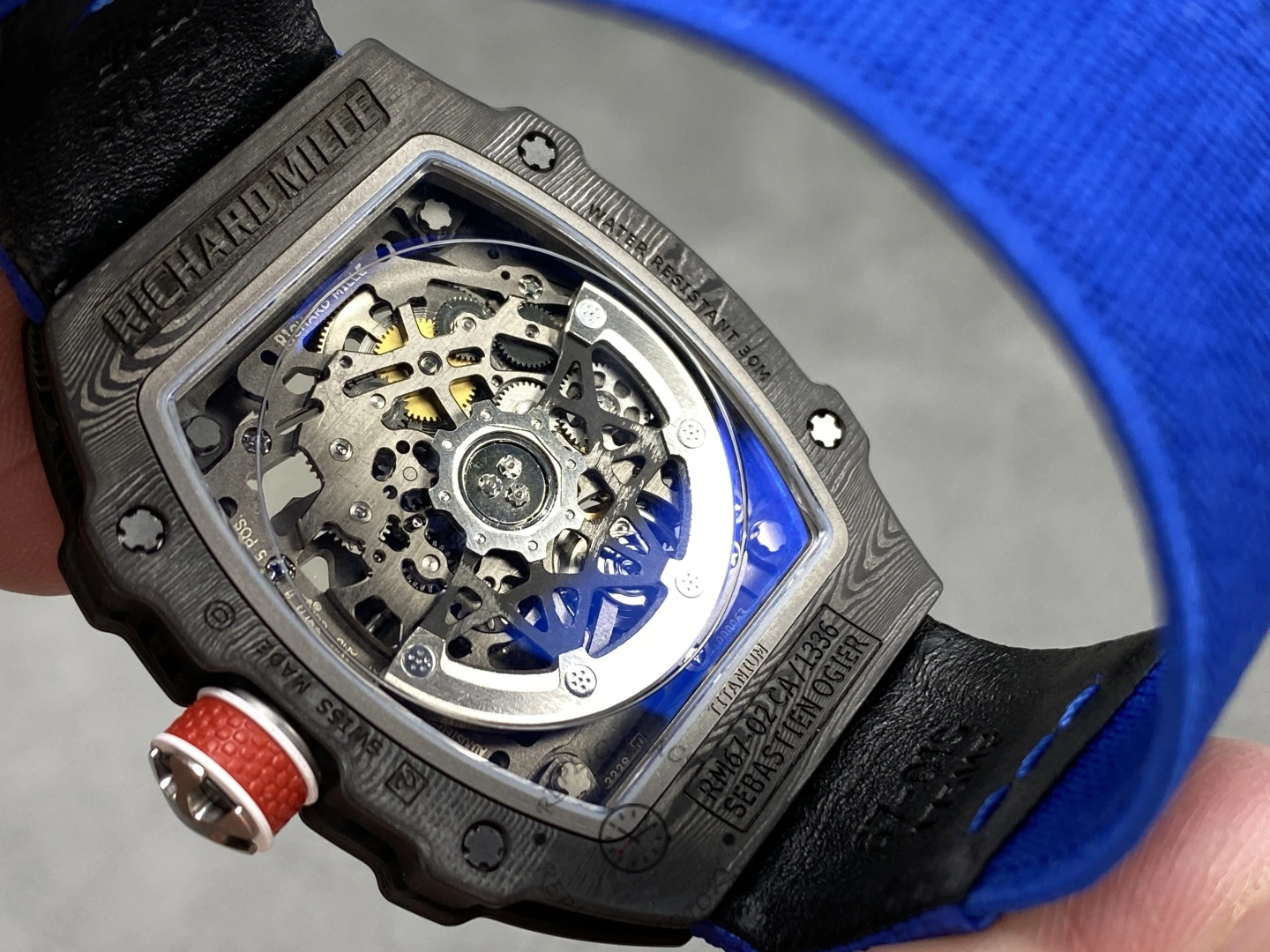 Richard Mille RM 67-02 Automatic Sebastian Ogier Black Blue
