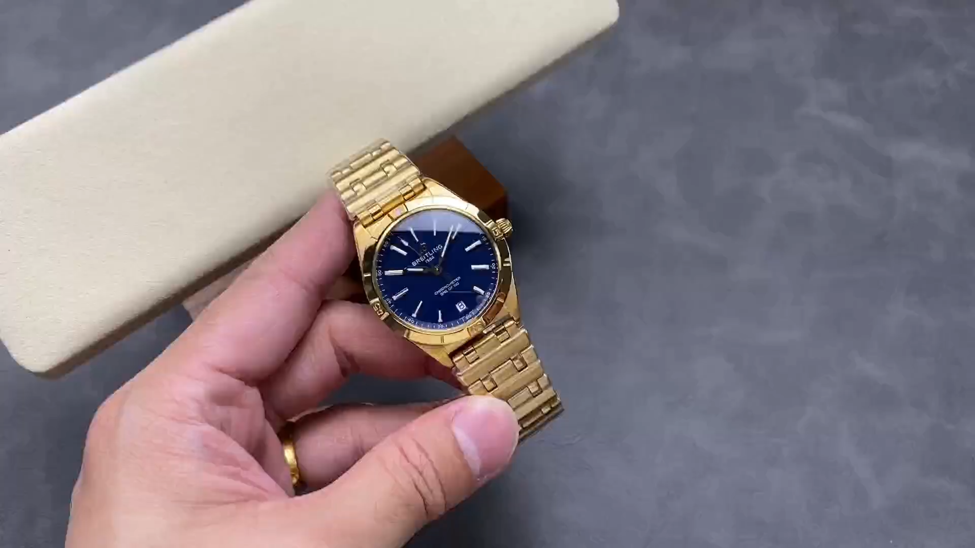 Breitling Chronomat Automatic 36mm K103801A1C1K1 Yellow Gold Replica