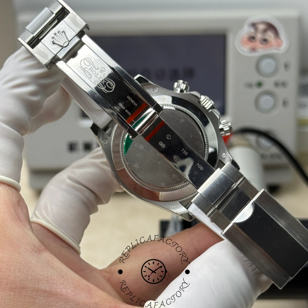 Rolex Daytona White Dial Rubber Strap 116519 Diamond Edition