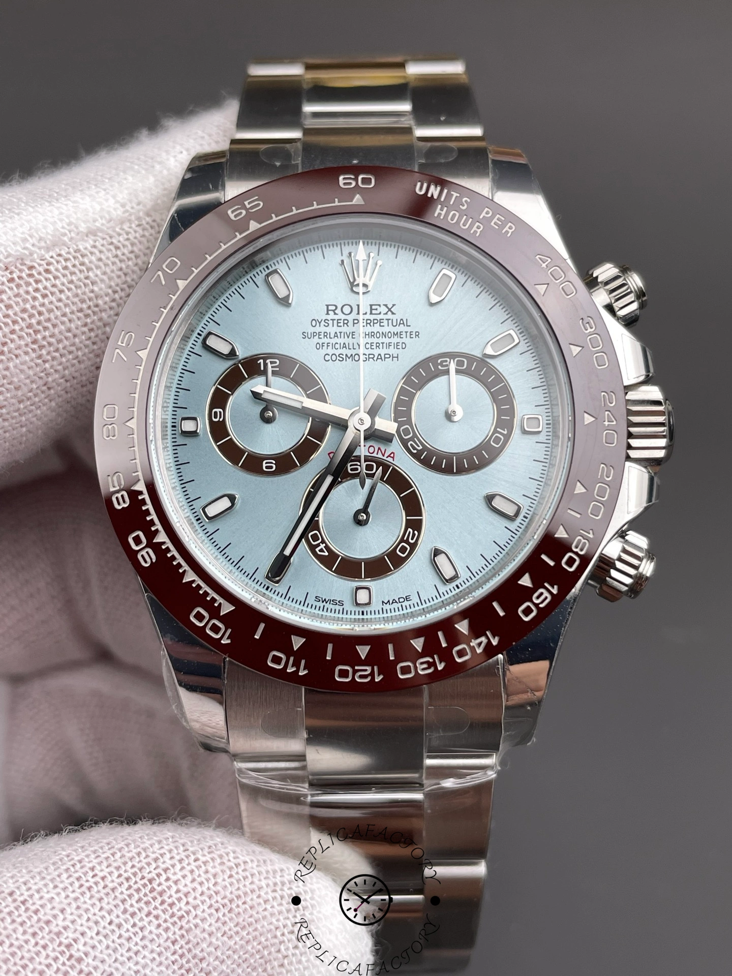 Rolex Cosmograph Daytona 116506 0001 50th Anniversary Ice Blue Dial 40mm Mens Replica Watch