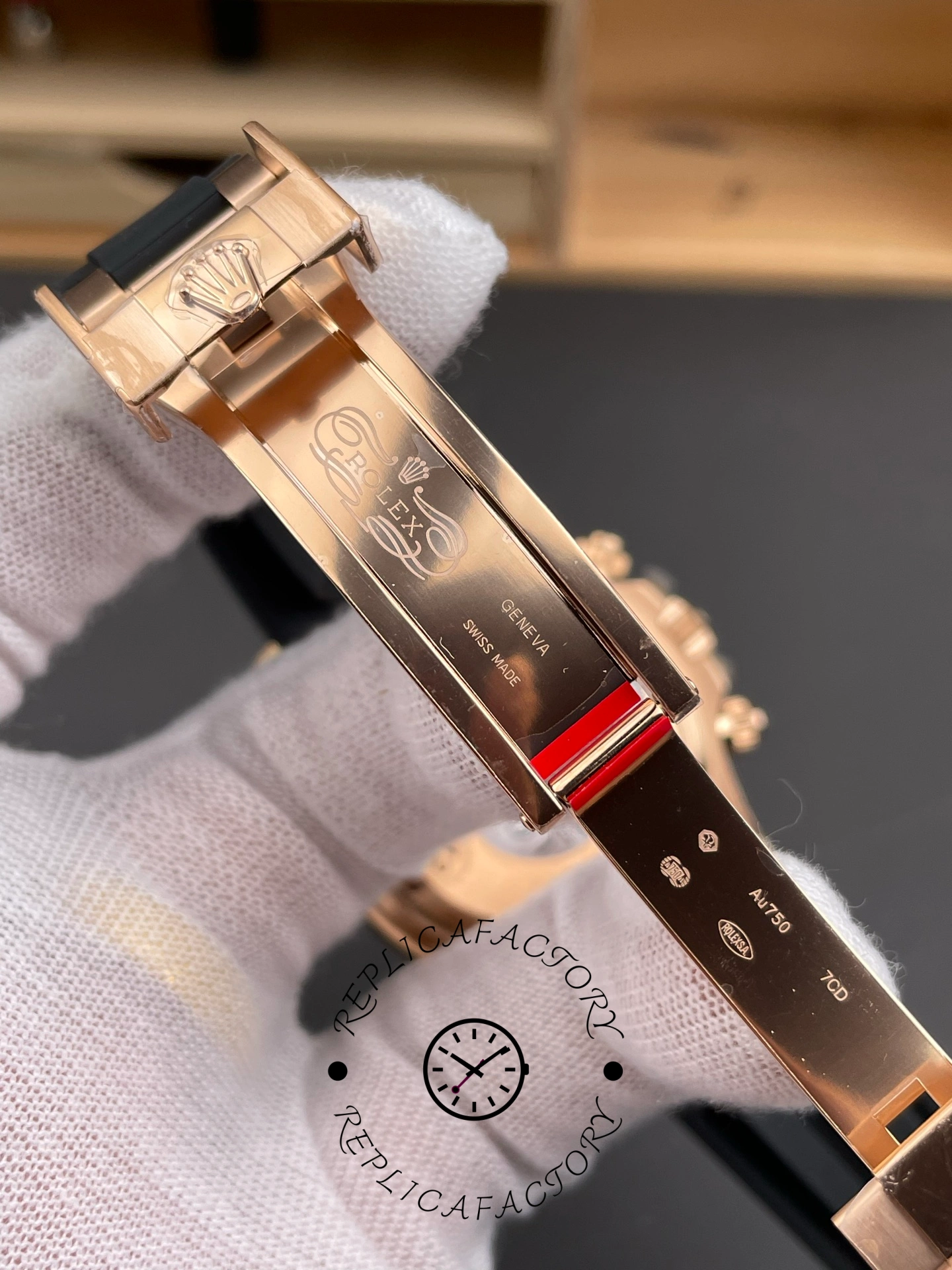 Rolex Daytona Everose Rubber 126515LN 0004 Black Dial Diamond Watch