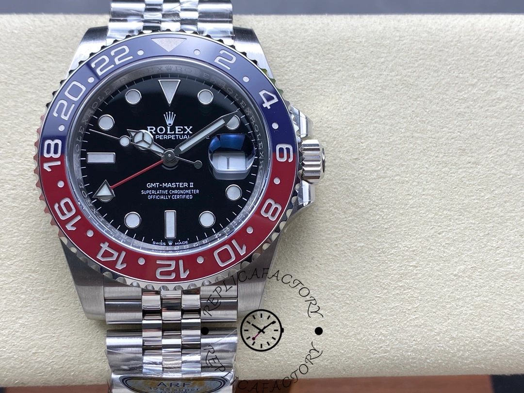 Rolex GMT-Master II 126710BLRO Stainless Steel Black Dial 40MM Mens Replica Watch