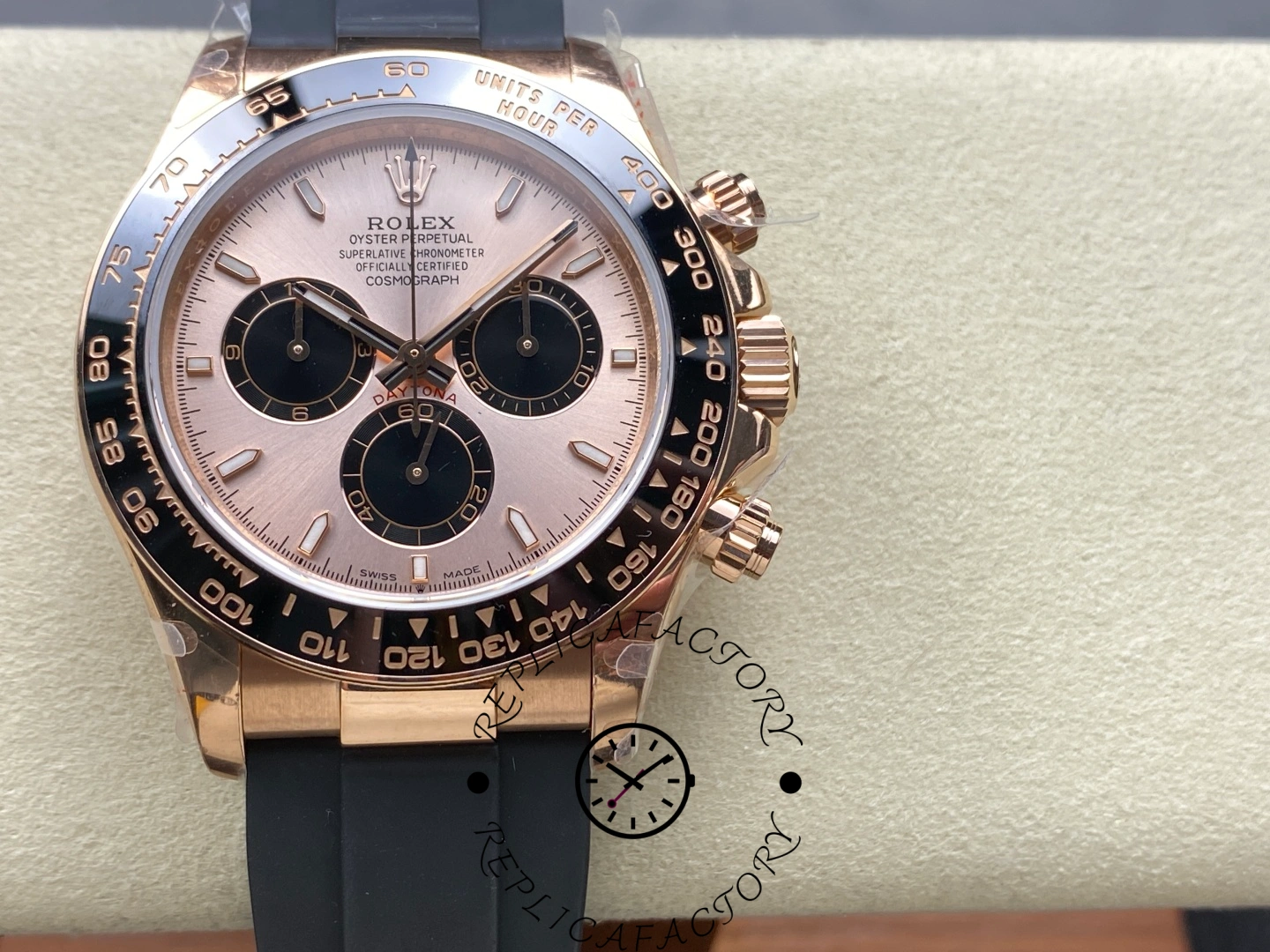 Rolex Daytona 126515LN 0006 Sundust 40mm Everose Gold Oysterflex