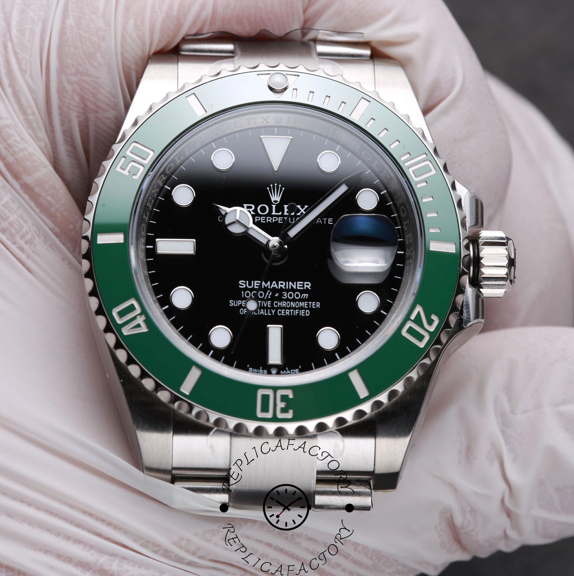 Rolex Submariner 126610LV Green Bezel Black Dial 41mm Mens Watch