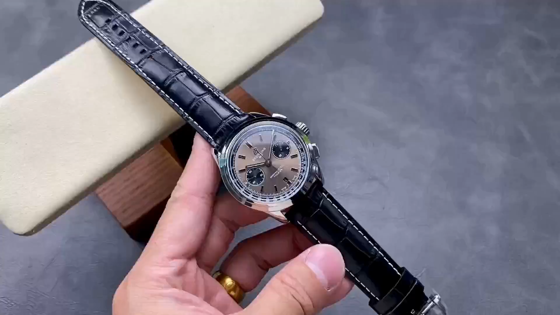 Breitling Premier B01 AB0118221B1P2 1:1 Clone Chronograph 42mm Grey Men's Watch