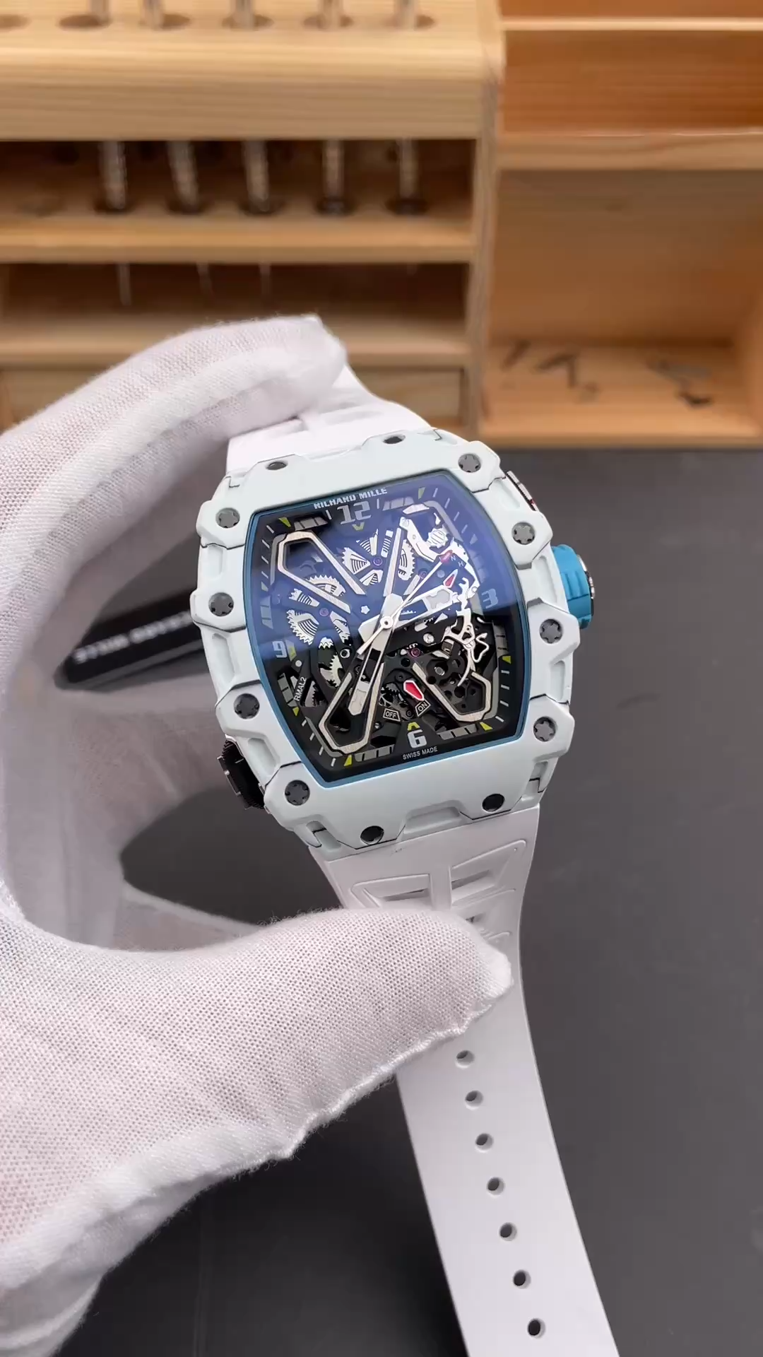 Richard Mille RM 35-03 Rafa Nadal White Carbon Quartz TPT