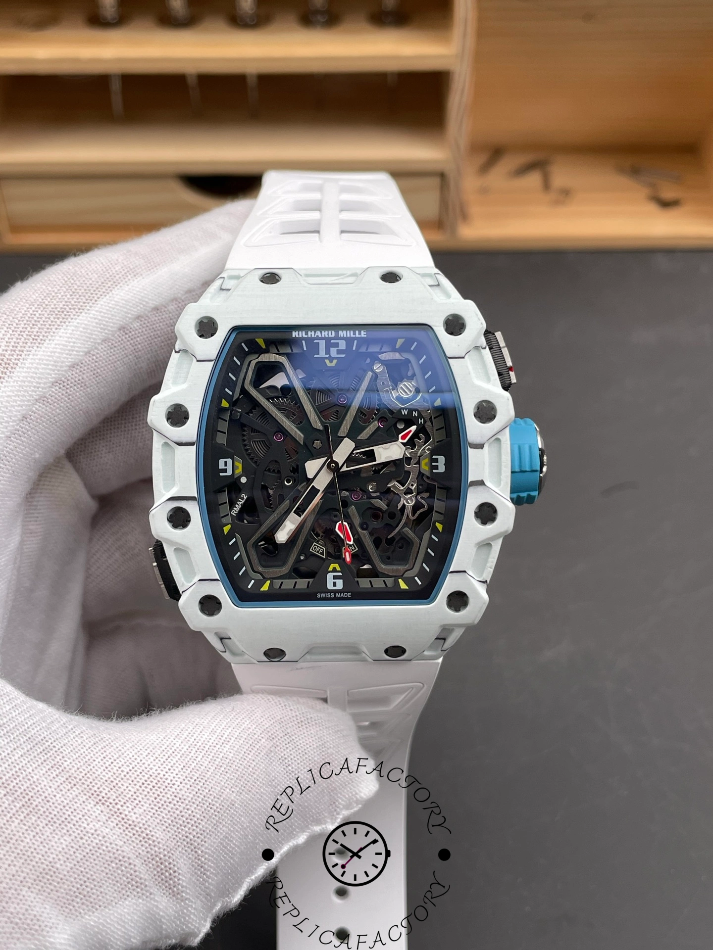 Richard Mille RM 35-03 Rafa Nadal White Carbon Quartz TPT