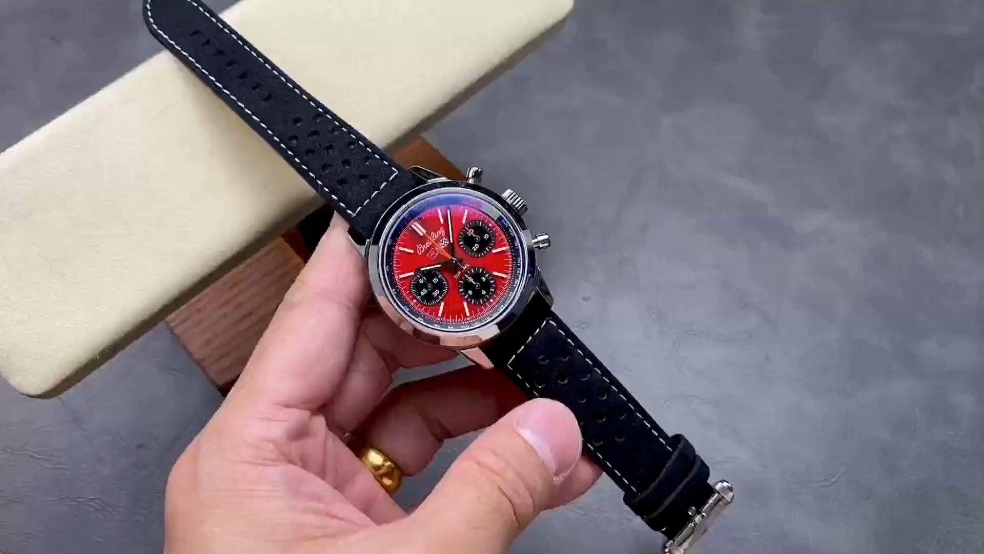 Breitling Top Time B01 Chevrolet Corvette AB01761A1K1X1 1:1 clone Red Dial Men's Watch