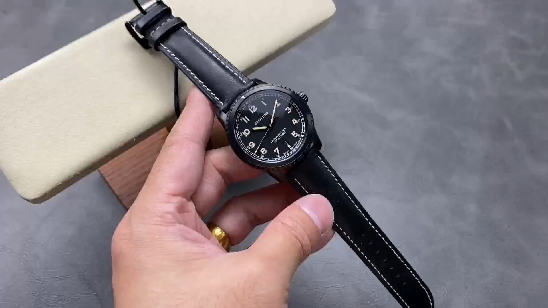 Breitling Navitimer 8 Automatic 41 Black Steel Men's Watch M17314101B1X1 Replica