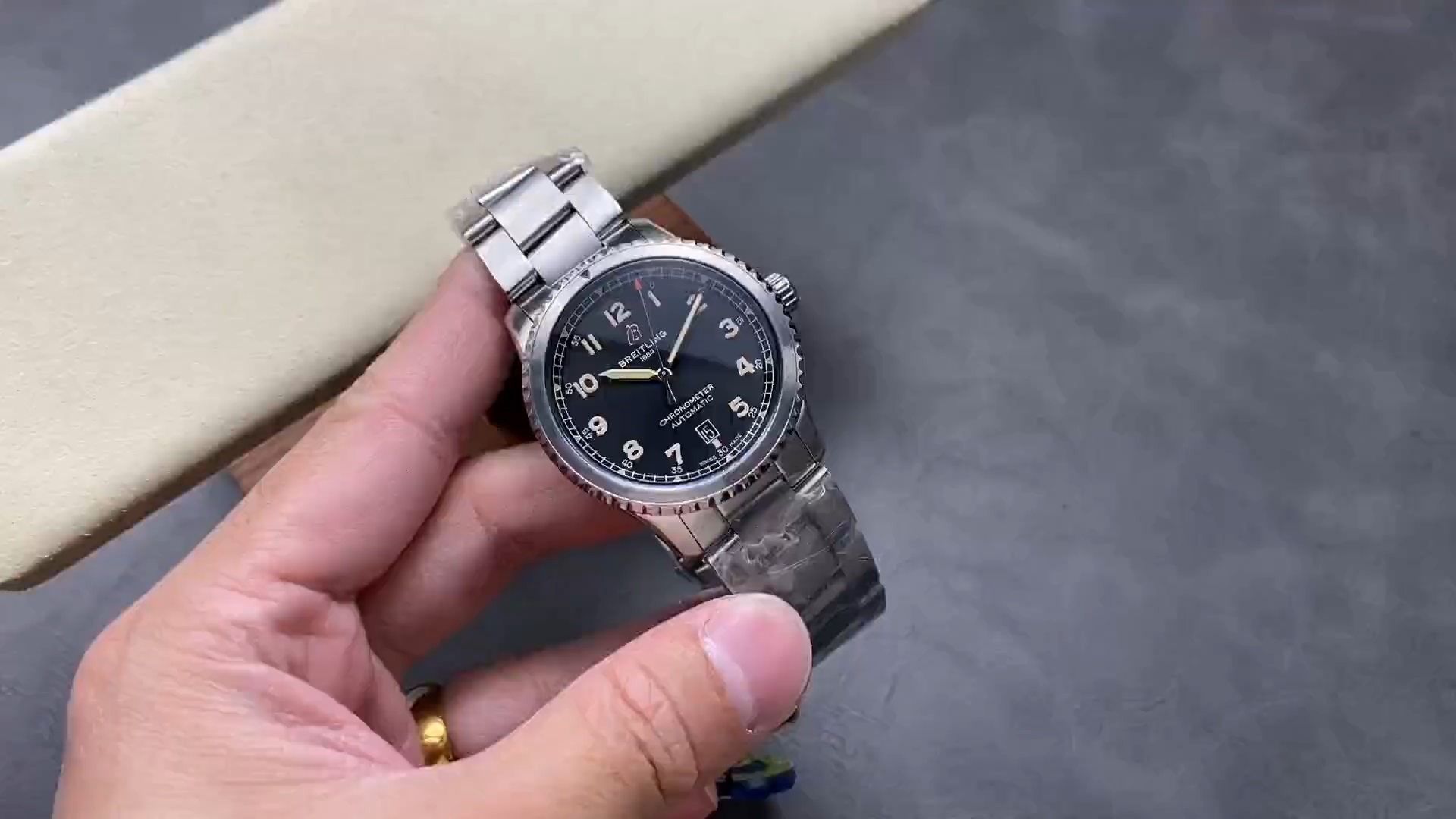 Breitling Aviator 8 Automatic 41 A17315101B1A1 1:1 Clone Black Dial Men's Watch